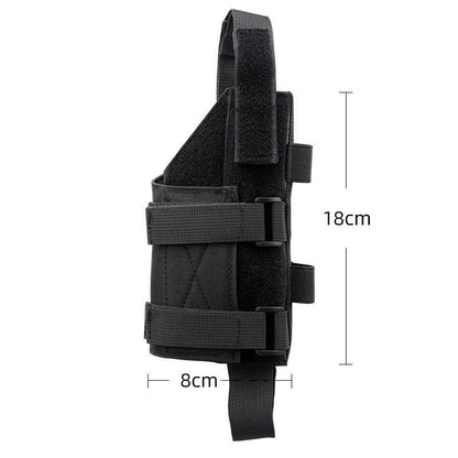Black Heavy Duty MOLLE Tactical Universal Leg Holster - Lightweight Quick Release Thigh Pouch for Outdoor Games, Airsoft and Hunting, Australia Father Day Gift Choice Kemu |Fashion Home Kitchen Beauty