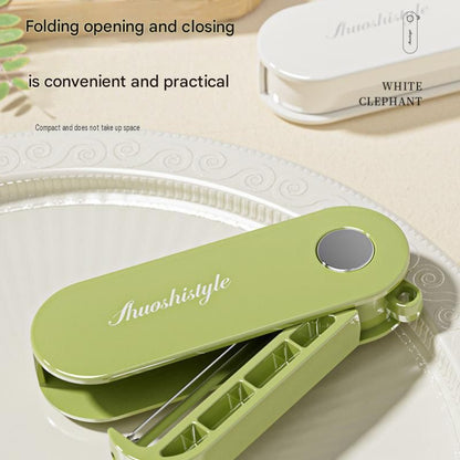 Home Fruit & Vegetable Peeling and Slicing Prep Set-Yellow Folding Peeler and Red Fruit Slicer - Portable Stainless Steel Kitchen Tools for Camping, Home Use, and Travel Kemu |Fashion Home Kitchen Beauty