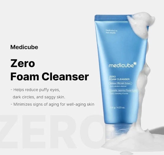 MEDICUBE Zero Foam Cleanser 120g – Deep Cleansing, Pore Care – AU Seller Kemu |Fashion Home Kitchen Beauty